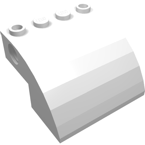 LEGO 61487 - Helling, gebogen 4 x 4 x 2 met 4 studs en pin holes