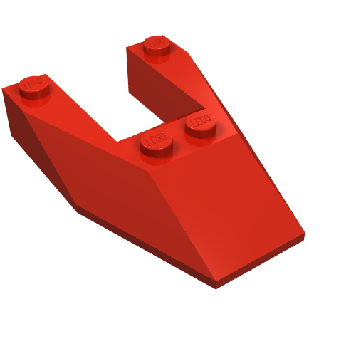 LEGO 6153a - Wedge 6 x 4 Cutout without Stud Notches
