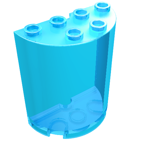 LEGO 6259 - Halve cilinder 2 x 4 x 4