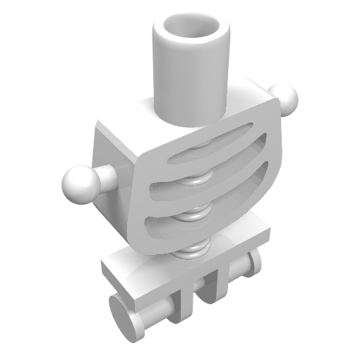 LEGO 6260 - Torso Skeleton, Rounded Rib Cage and Thin Shoulder Pins