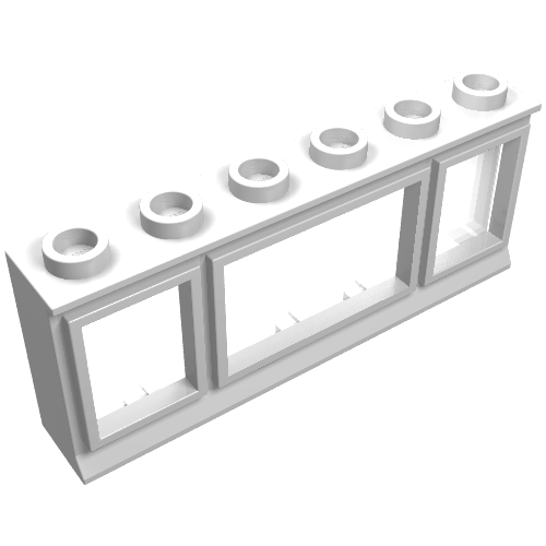 LEGO 645 - Window 1 x 6 x 2
