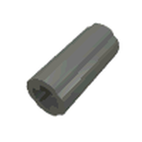LEGO 6538c - Technic, Axle Connector 2L (Smooth with x Hole + Orientation)