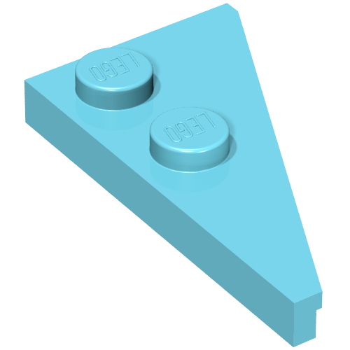 LEGO 65429 - Wig, plaat 4 x 2 links, puntig