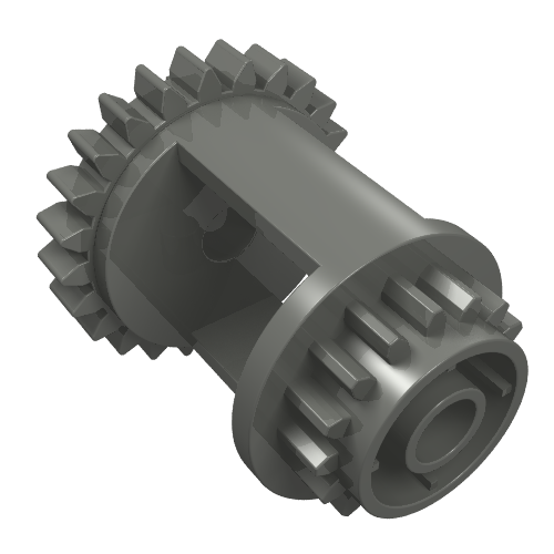 LEGO 6573 - Technic, Tandwieldifferentieel 24-16 Tanden