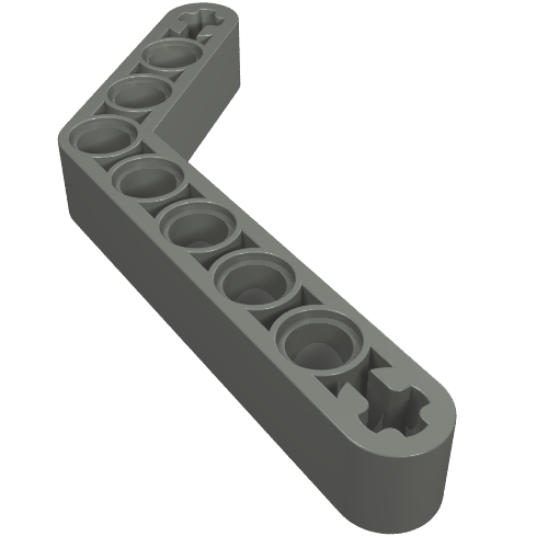 LEGO 6629 - Technic, Liftarm, Modified Bent Thick 1 x 9 (6 - 4)