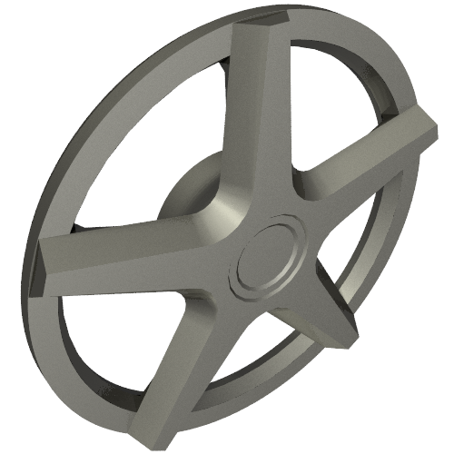 LEGO 72210a - Wheel Cover 5 Spoke - for Wheel 72206pb01