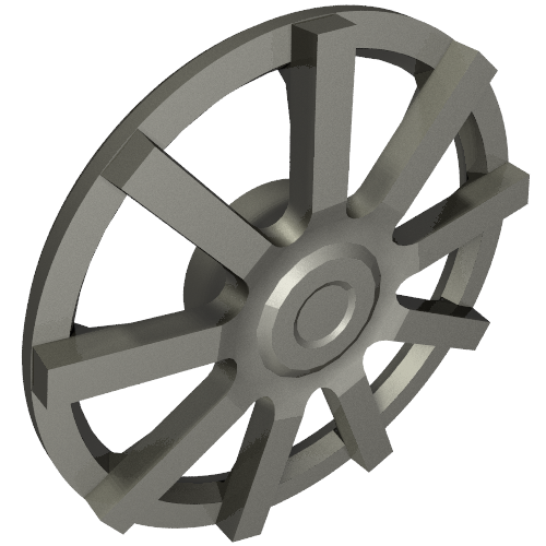 LEGO 72210b - Wheel Cover 9 Spoke - for Wheel 72206pb01