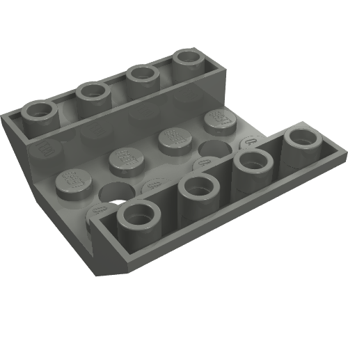 LEGO 72454 - Slope, Inverted 45 4 x 4 Double with 2 Holes