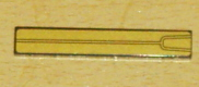 LEGO 6636pb006 - Tegel 1 x 6 met Gouden Paneel Vertakt Lijnpatroon (Sticker) - Set 8007