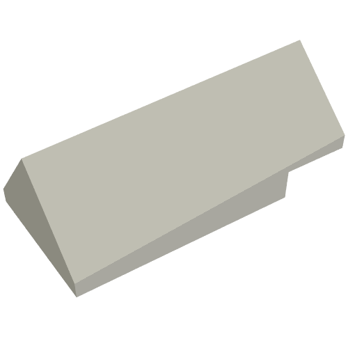 LEGO 80545 - Helling 45 2 x 4 x 1 1/3 Dubbel, taps toelopend