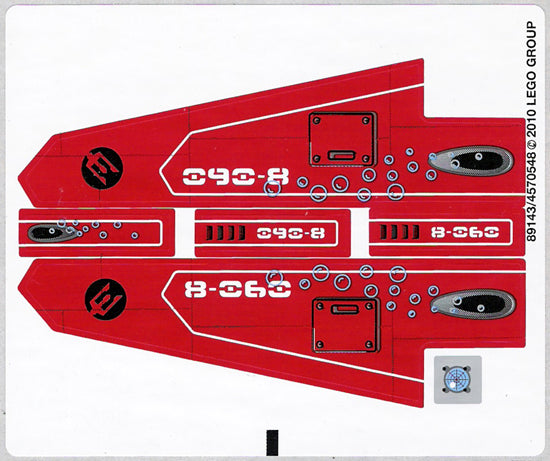 LEGO 8060stk01 - Stickervel voor Set 8060 - (89143/4570548)