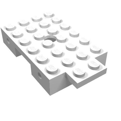 LEGO 824 - Treinonderstel 4 x 7 met wielhouders