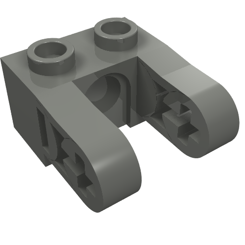 LEGO 85943 - Technic, Brick 1 x 2 with Hole and Dual Liftarm Extensions