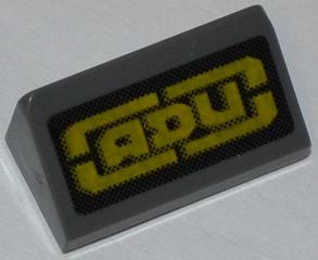 LEGO 85984pb008 - Slope 30 1 x 2 x 2/3 with 'ADU' Pattern (Sticker) - Set 7050
