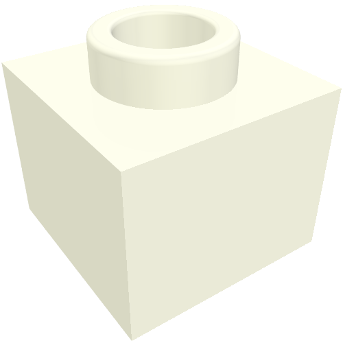 LEGO 86996 - Aangepaste steen 1 x 1 x 2/3 met Open Stud