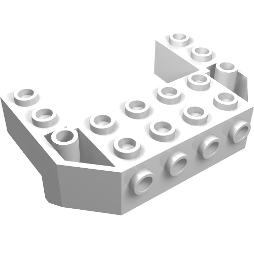 LEGO 87619 - Hellingbasis voor treinvoorzijde met 4 studs