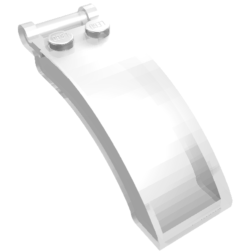 LEGO 92474 - Windscherm 6 x 2 x 2 met Bar Handle
