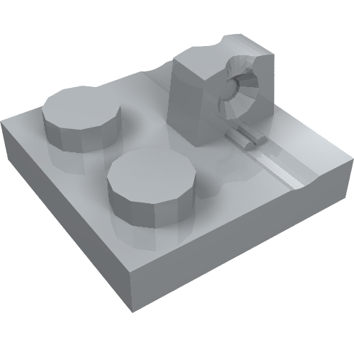 LEGO 92582 - Aangepaste plaat 2 x 2 vergrendelbaar met 1 vinger bovenop