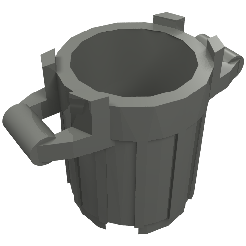 LEGO 92926 - Container, Trash Can with 4 Cover Holders