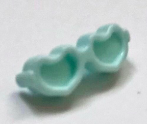 LEGO 93080k - Friends Accessories Glasses, Heart Shaped with Small Pin