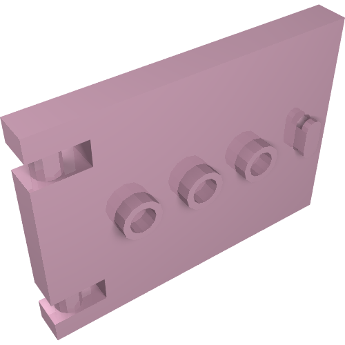LEGO 93096 - Deur 1 x 5 x 3 met 3 Studs en Handvat