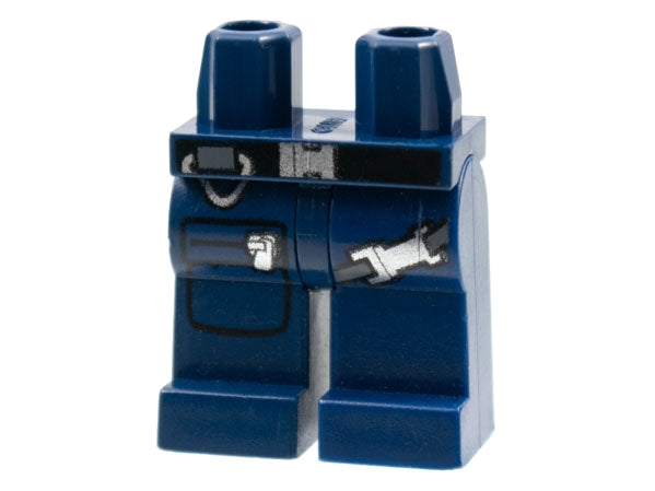 LEGO 970c00pb0225 - Hips and Legs with Gunbelt and Zippered Pocket Pattern