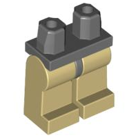 LEGO 970c02 - Hips and Tan Legs