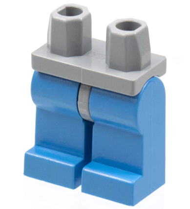 LEGO 970c42 - Hips and Medium Blue Legs