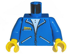 LEGO 973pb0100c01 - Torso met ritsjas en 3 zakken patroon / Armen / Gele handen