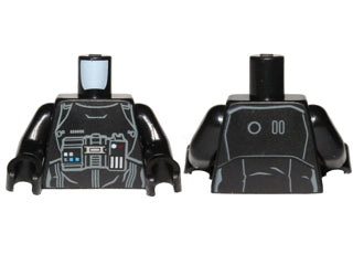 LEGO 973pb2154c01 - Torso SW First Order TIE Fighter Pilot Patroon / Armen / Handen