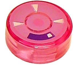 LEGO 98138pb019 - Tile, Round 1 x 1 with Circles and Triangles Pattern