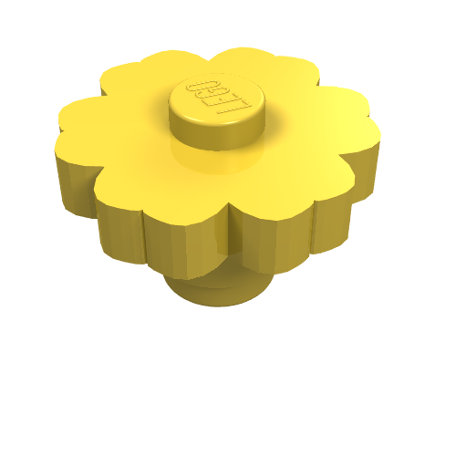 LEGO 98262 - Plant Flower 2 x 2 Rounded - Solid Stud