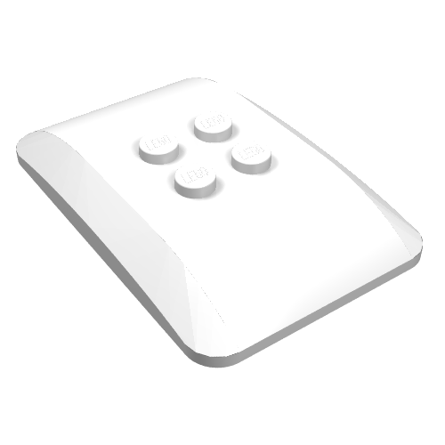 LEGO 98281 - Wig 6 x 4 x 2/3 Quad Gebogen
