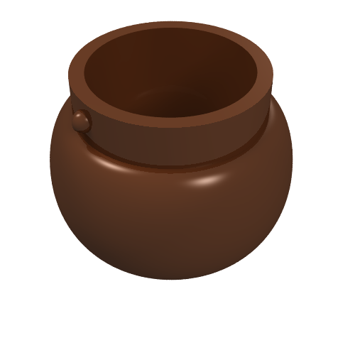 LEGO 98374 - Minifigure, Utensil Pot Small with Handle Holders