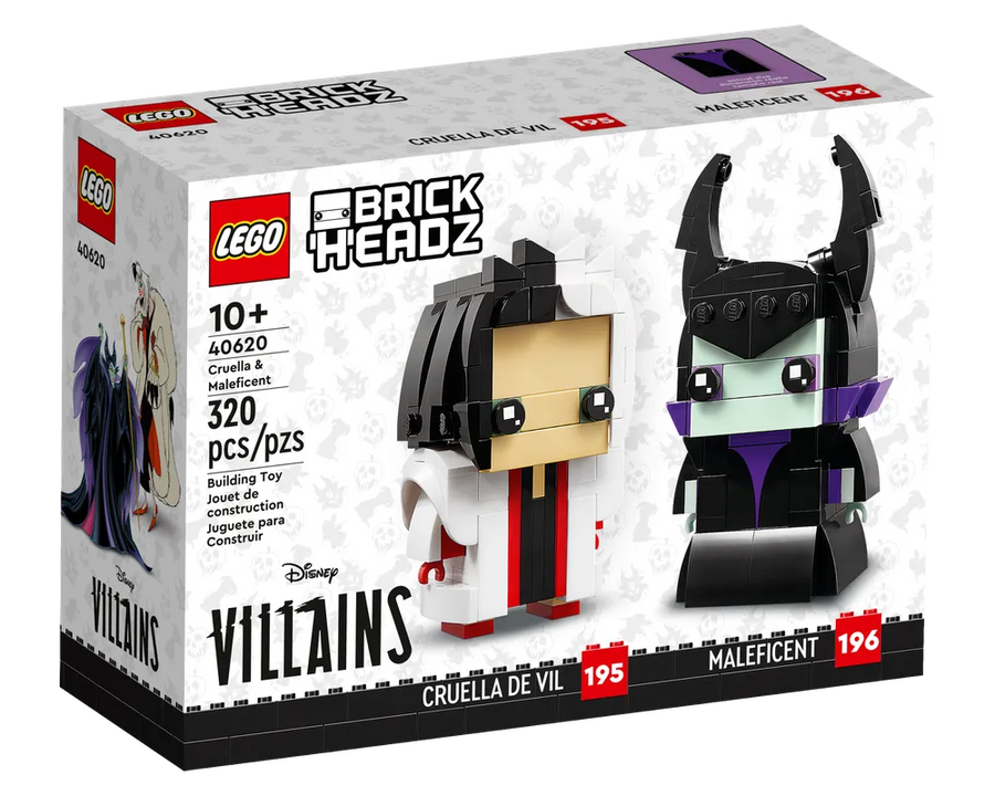 LEGO BrickHeadz 40620 - Cruella & Maleficent