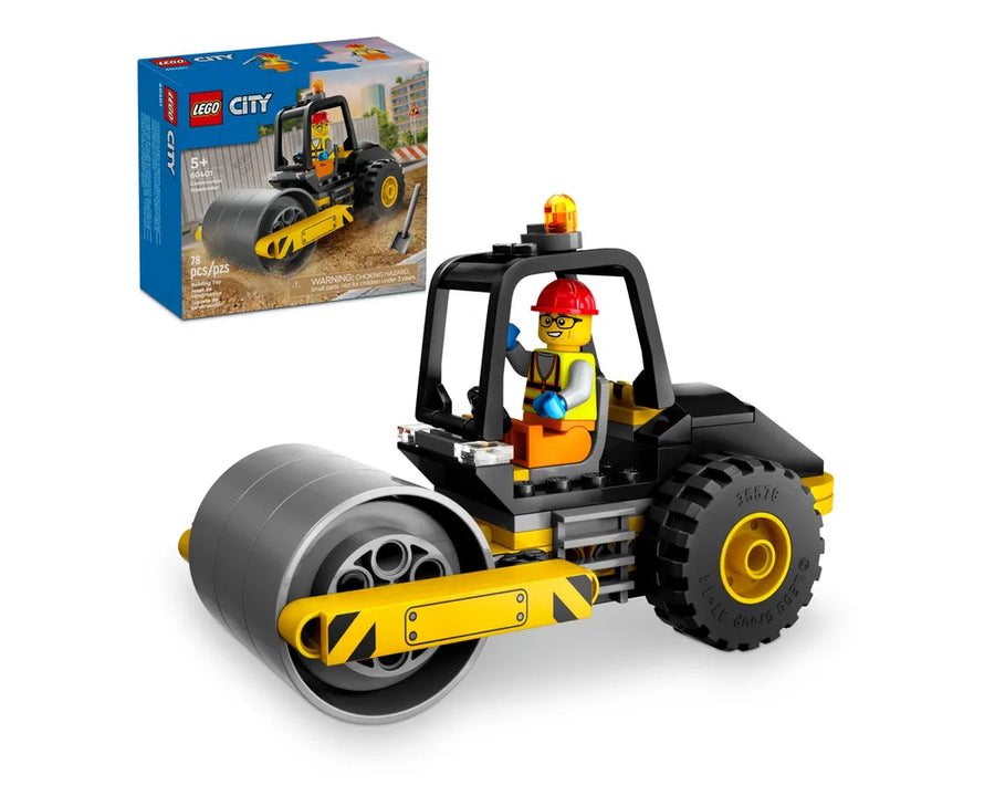 LEGO City 60401 - Bouwplaats Stoomwals