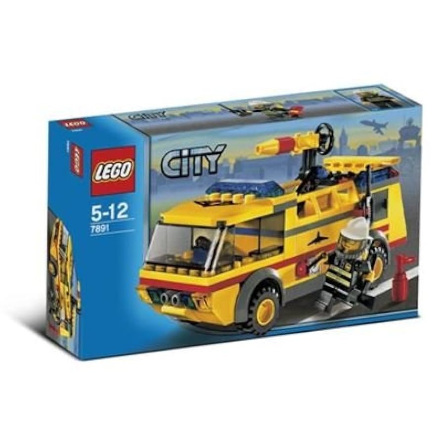 LEGO City 7891 - Luchthaven Brandweerwagen
