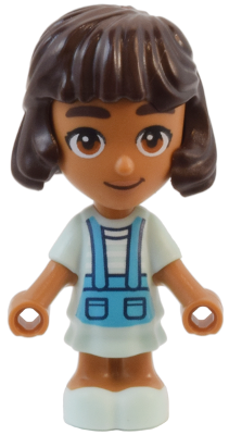LEGO Minifigure frnd0699 - Friends Alba - Micro Doll, Light Aqua Dress