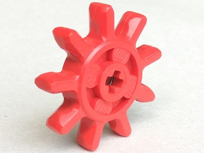 LEGO g9 - Technic, tandwiel Expert Builder 9 tanden met axle hole