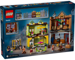 LEGO Harry Potter 76452 Quality Quidditch Supplies & Ice Cream Parlour set built, with minifigures and detailed features.