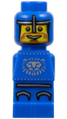 LEGO Minifigure 85863pb001 - Microfiguur Lava Drakenridder Blauw