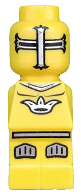 LEGO Minifigure 85863pb004 - Microfiguur Lava Dragon Knight Geel