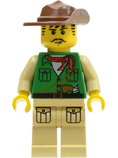 LEGO Minifigure adv024 - Johnny Thunder (Expeditie)