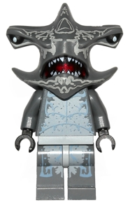 LEGO Minifigure atl017 - Atlantis Hammerhead Warrior