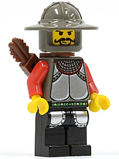 LEGO Minifigure cas246 - Knights Kingdom I - Knight 1, Quiver