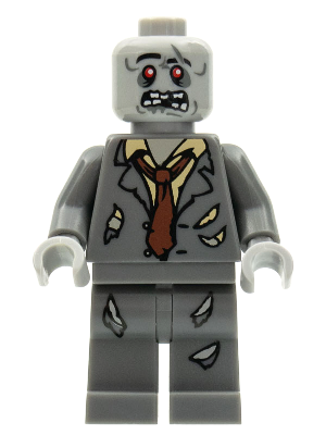 LEGO Minifigure col005 - Zombie, Series 1 (Minifigure Only without Stand and Accessories)