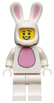LEGO Minifigure col099 - Bunny Suit Guy, Serie 7 (Alleen minifiguur zonder standaard en accessoires)