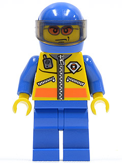 LEGO Minifigure cty0063 - Kustwacht City - Motorrijder
