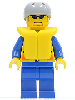 LEGO Minifigure cty0074 - Kustwacht City - Kajakker