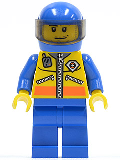 LEGO Minifigure cty0075 - Kustwacht City - ATV Bestuurder